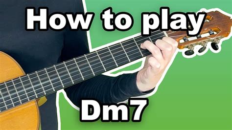 How To Play Dm7 Chord On Guitar D Minor 7 Chord Youtube