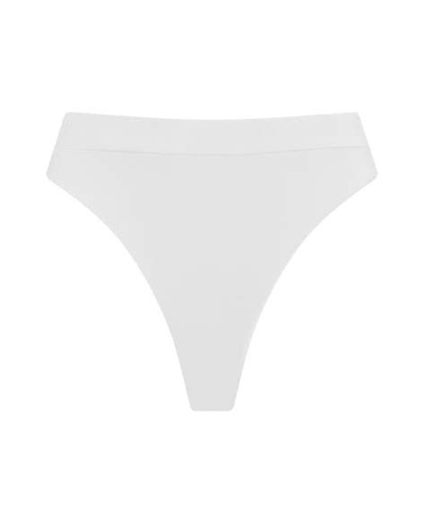 White High Waist Bikini Bottoms Ark Swimwear Buy Online