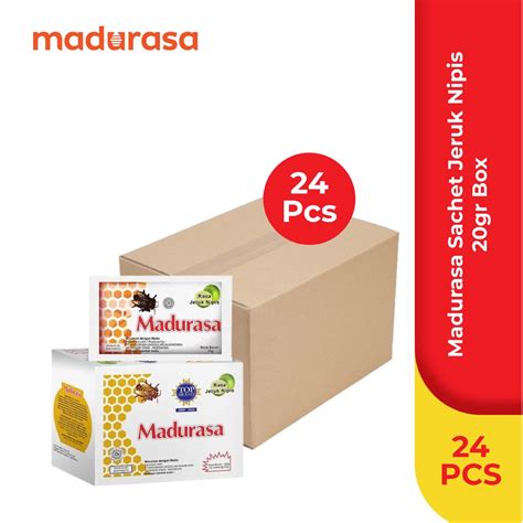 Jual Ctn Madurasa Sachet Jeruk Nipis Gr Box Shopee Indonesia