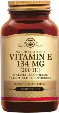 Vitamin E Mg Iu Complex Van Solgar