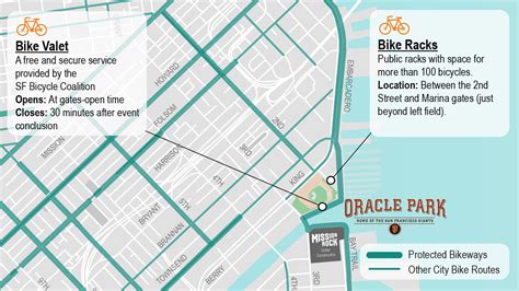 Oracle Park - Bike Map | Commencement