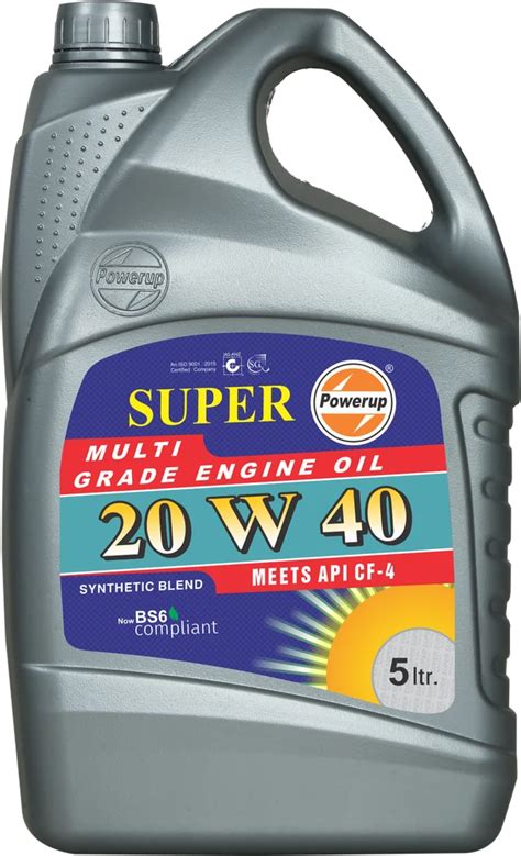 Powerup Super 20W 40 CF 4 Synthetic Bland Multi Grade Engine Oil All