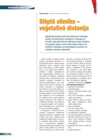 Slēptā slimība veģetatīvā distonija by Veselības centrs 4 Issuu