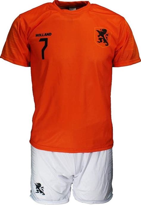 Nederlands Elftal Replica Tenue Voetbal T Shirt Broek Set Oranje