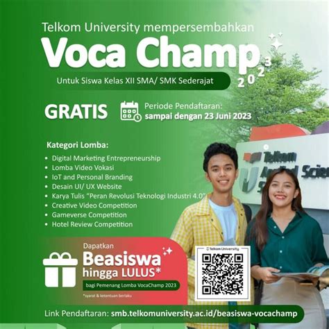 Beasiswa Pendaftaran Mahasiswa Baru Telkom University