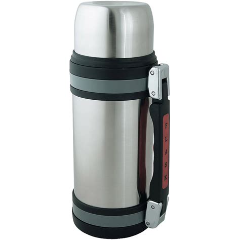 Brentwood FTS-1500 1.5-Liter Vacuum Bottle with Handle, Stainless Steel ...