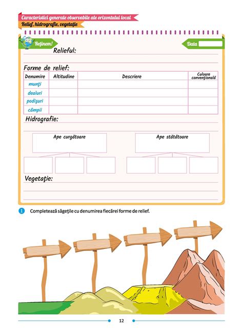 Geografie caiet de aplicaţii pentru clasa a IV a 2023 Clasa a IV a
