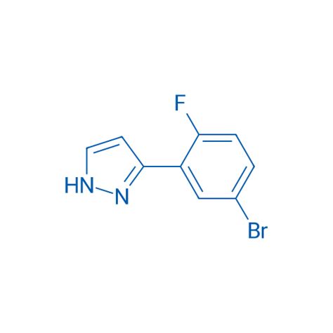 1546615 91 1 3 5 Bromo 2 Fluorophenyl 1h Pyrazole BLD Pharm