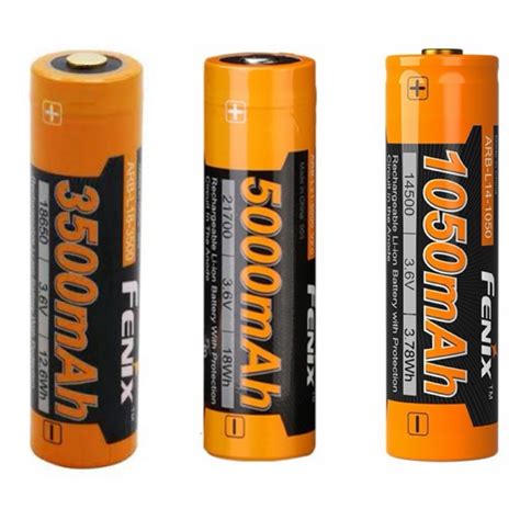 แบตเตอรี่ Fenix ARB-L21-5000U , Fenix L14-14500 , Fenix L18-3500U 18650 ...
