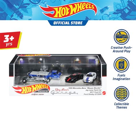 Hot Wheels Premium Collector ฮอตวล รถในกลองสะสมเซต 4 คน GMH39 956R HKC17 TH Shopee Thailand