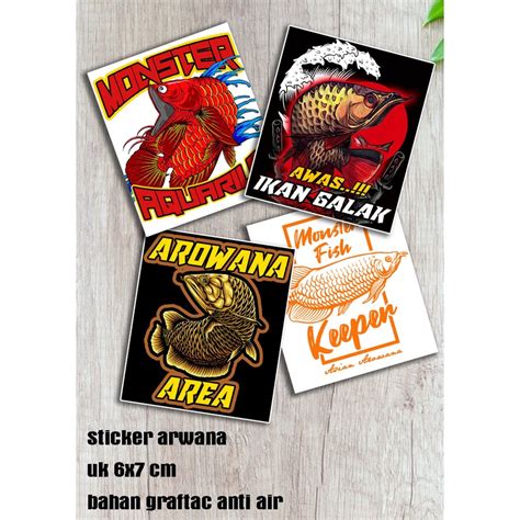 Detail Stiker Ikan Louhan Koleksi Nomer 41