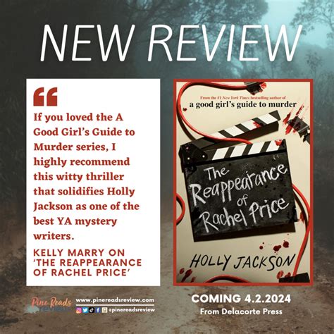 The Reappearance of Rachel Price | Holly Jackson | Pine Reads Review