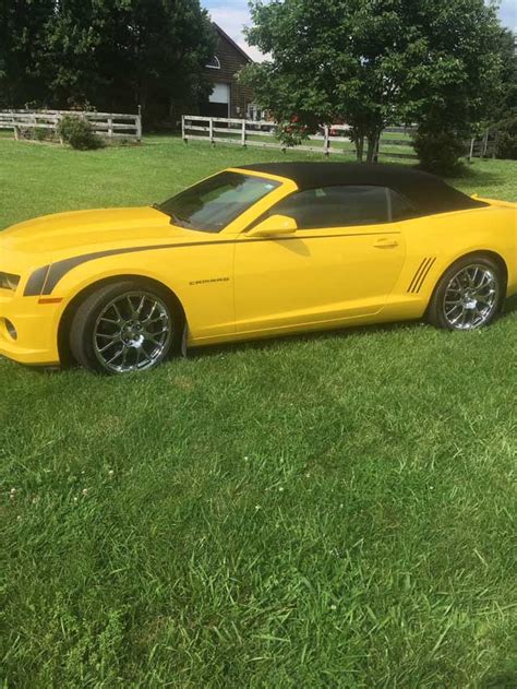 5th gen yellow 2012 Chevrolet Camaro SS convertible For Sale ...