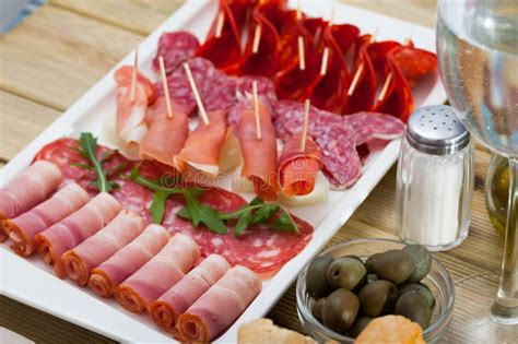 Spanish Meat Antipasto Platter Stock Image Image Of Meats Spain