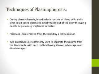 Plasmapheresis | PPT