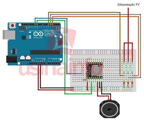 Projeto Arduino Módulo MP3 Arduino DFPlayer Mini