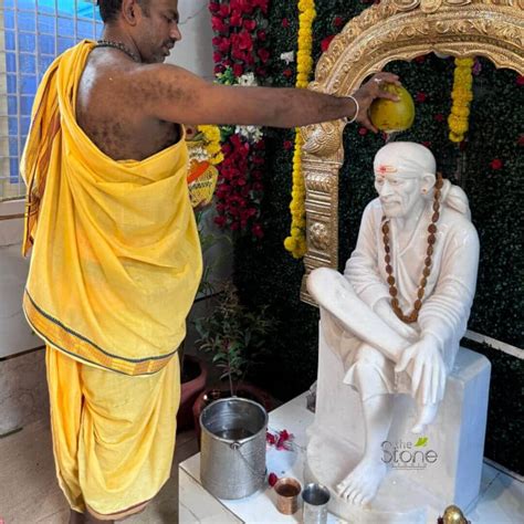 sai baba marble murti  buy auspicious  stone studio