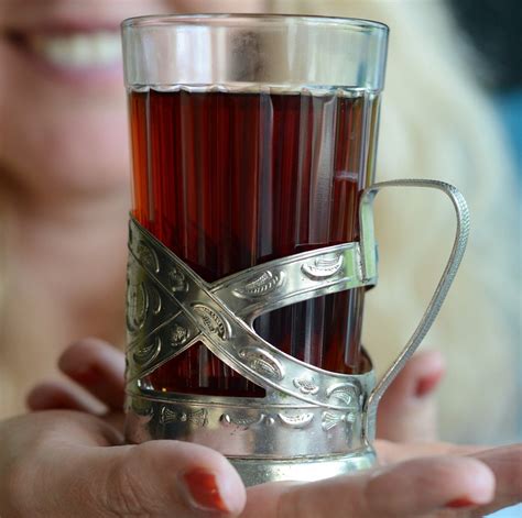 Podstakannik Zaporizhia Glass Tea Cup Holder Soviet Vintage Tea