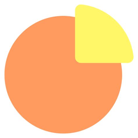 Pie chart Generic color fill icon