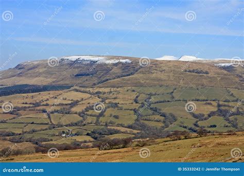 Brecon Beacons stock photo. Image of winter, valley, moor - 35333242