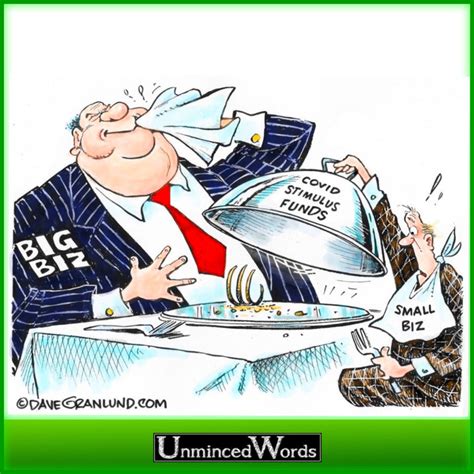 Stimulus funds political cartoon– Unminced Words