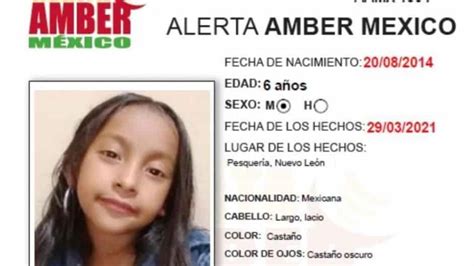 Activan Alerta Amber nacional por Sofía Abigail ABC Noticias