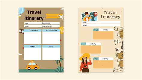 Travel Itinerary Template Powerpoint Free Infoupdate Org