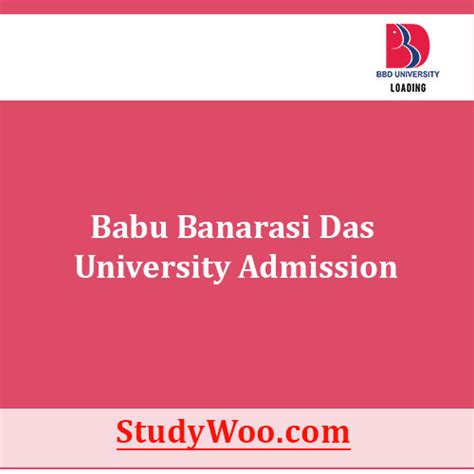 babu banarasi das university admission  bbdu eligibility criteria