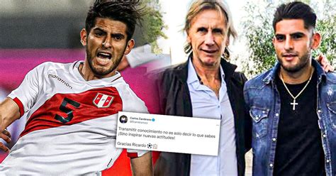 Carlos Zambrano Y La Enseñanza Que Le Dejó Ricardo Gareca Inspira