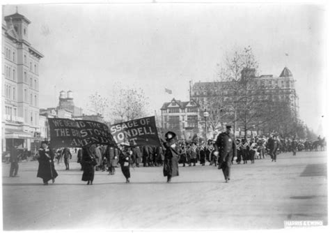 Women S Suffrage Marching For Rights Years Ago