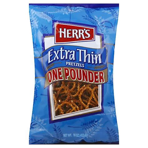 Herrs Pretzels Extra Thin 16 Oz Acmemarkets