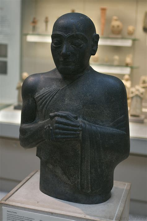 Statue Of Gudea C Bc Mesopotamia British Museum Flickr