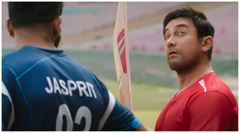 Aamir Khan Reacts As Jasprit Bumrah Mocks Laal Singh Chaddhas Box