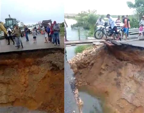 Colapso del puente Caño Caimán deja incomunicados al menos cuatro