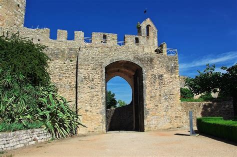 Castelo de tomar dos cavaleiros templários portugal Foto Premium