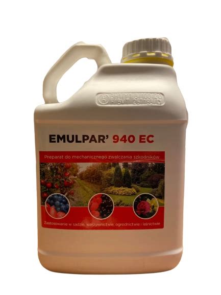 EMULPAR 940 EC 5L zalepianie szkodników ŚWIEŻY 5908276040179 Cena