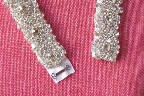 Custom Full Length Crystal Rhinestone Bridal Belt All The Way Etsy