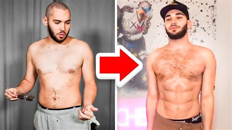 Adin Ross 1 Month Body Transformation Youtube