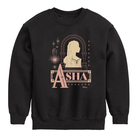 Disney Wish - Asha Badge - Toddler & Youth Crewneck Fleece Sweatshirt ...