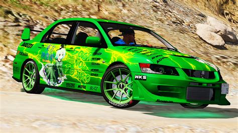 Mitsubishi Lancer Evolution Ix Mr Itasha Livery Gta Mods