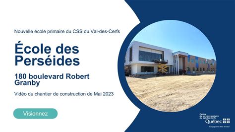 CSSVDC Nouvelle école des Perséides 180 boulevard Robert Granby