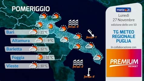 Previsioni Meteo Puglia Oggi Novembre