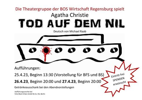 Stadt Regensburg Schulleben Bos Bos Theater