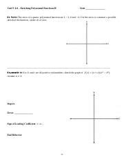 Sketching Polynomial Functions II: Constructing Graphs and | Course Hero