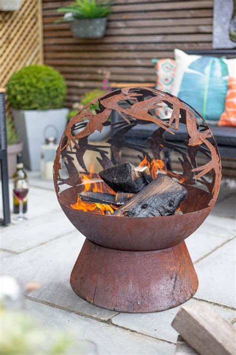 Buy La Hacienda Swallows Globe Firepit Firepit