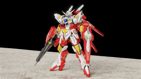 Artstation Reborns Gundam Custom Rigged Resources