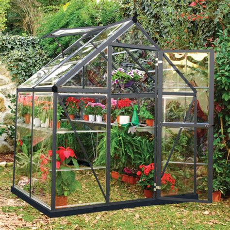 6 X 4 Palram Canopia Harmony Grey Greenhouse 1 85m X 1 26m Find A