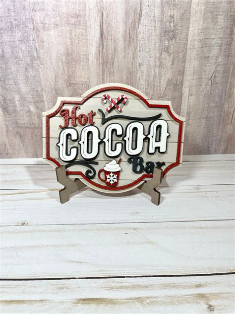 Hot Cocoa Bar Sign Etsy