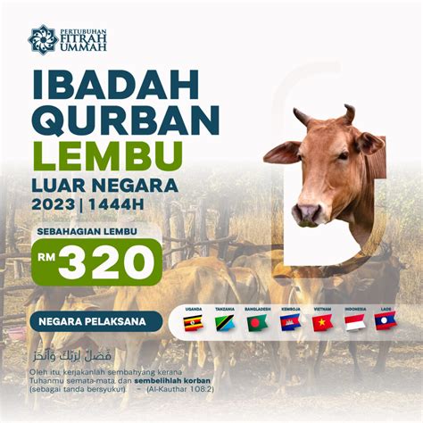 SATU 1 BAHAGIAN LEMBU QURBAN INDONESIA Fitrah Ummah