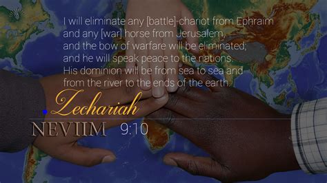 Zechariah 9.10 | Daily Holy Bible Reading